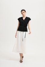 *BACKORDER* VANYA WRAP TOP W/ SASH *BACKORDER* VANYA WRAP TOP W/ SASH