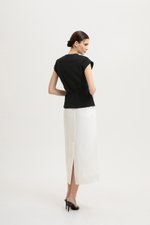 *BACKORDER* VANYA WRAP TOP W/ SASH *BACKORDER* VANYA WRAP TOP W/ SASH