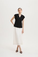 *BACKORDER* VANYA WRAP TOP W/ SASH *BACKORDER* VANYA WRAP TOP W/ SASH