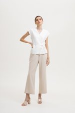 *BACKORDER* VANYA WRAP TOP W/ SASH *BACKORDER* VANYA WRAP TOP W/ SASH