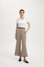 ELIANE RUCHED ASYMMETRIC MODAL TEE ELIANE RUCHED ASYMMETRIC MODAL TEE
