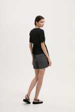 MARNIE HIGH WAISTED TAILORED SHORTS MARNIE HIGH WAISTED TAILORED SHORTS