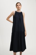 WHITNEY RUCHED DROP WAIST DRESS WHITNEY RUCHED DROP WAIST DRESS