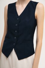SERGE TAILORED VEST TOP