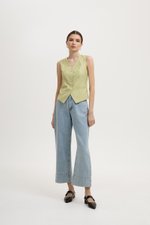 SERGE TAILORED VEST TOP