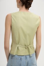 SERGE TAILORED VEST TOP