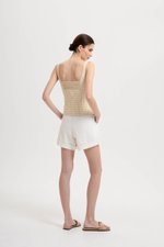 TAHLIA GINGHAM RUCHED TOP TAHLIA GINGHAM RUCHED TOP