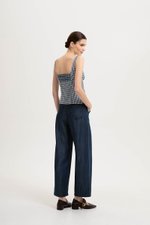 TAHLIA GINGHAM RUCHED TOP TAHLIA GINGHAM RUCHED TOP