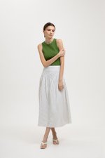 COLETTE STRIPED DROP WAIST SKIRT COLETTE STRIPED DROP WAIST SKIRT