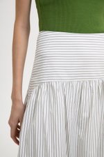 COLETTE STRIPED DROP WAIST SKIRT COLETTE STRIPED DROP WAIST SKIRT