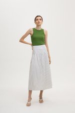 COLETTE STRIPED DROP WAIST SKIRT COLETTE STRIPED DROP WAIST SKIRT