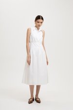 JOCELYN DROP WAIST SHIRT MIDI DRESS JOCELYN DROP WAIST SHIRT MIDI DRESS