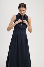 JOCELYN DROP WAIST SHIRT MIDI DRESS JOCELYN DROP WAIST SHIRT MIDI DRESS