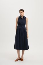 JOCELYN DROP WAIST SHIRT MIDI DRESS JOCELYN DROP WAIST SHIRT MIDI DRESS