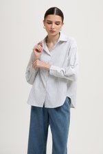 PHOEBE STRIPES OVERSIZED SHIRT