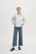 PHOEBE STRIPES OVERSIZED SHIRT