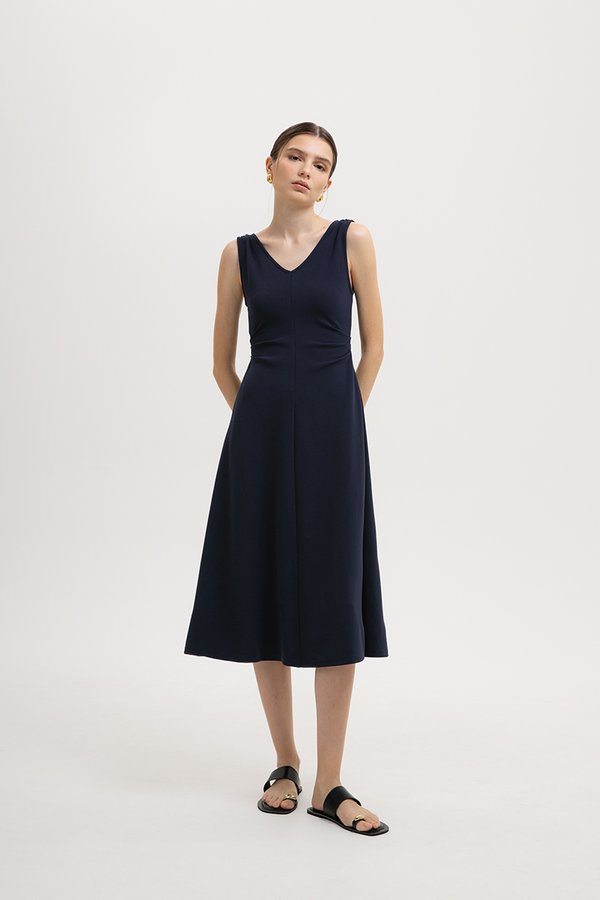SELENA RUCHED DRESS