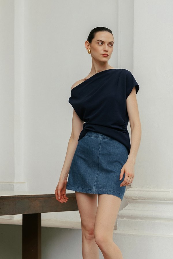 LISSA DENIM MINI SKIRT LISSA DENIM MINI SKIRT