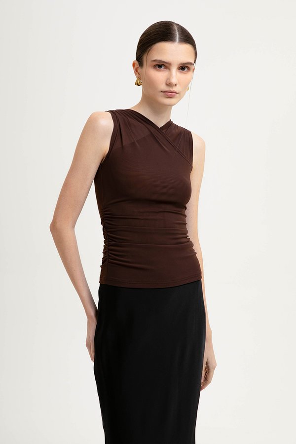 RENEE MESH OVERLAY TOP