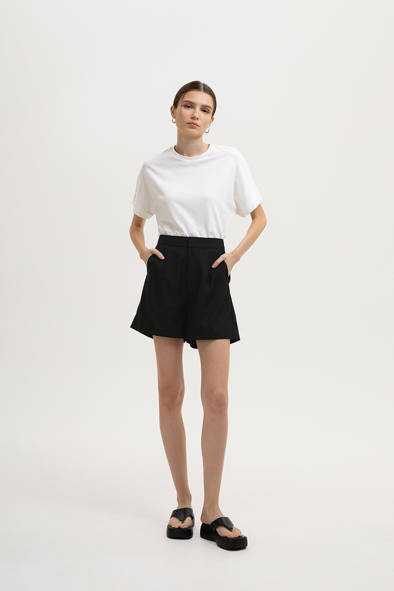 MARNIE HIGH WAISTED TAILORED SHORTS