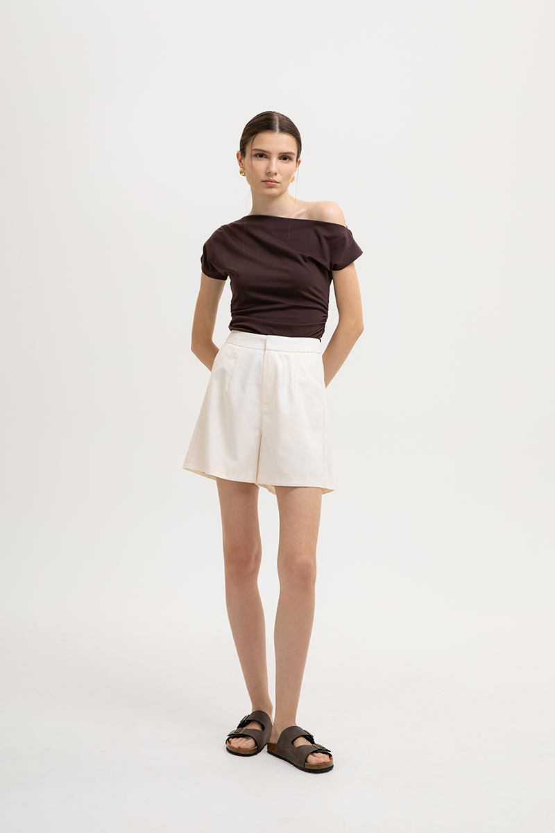 MARNIE HIGH WAISTED TAILORED SHORTS