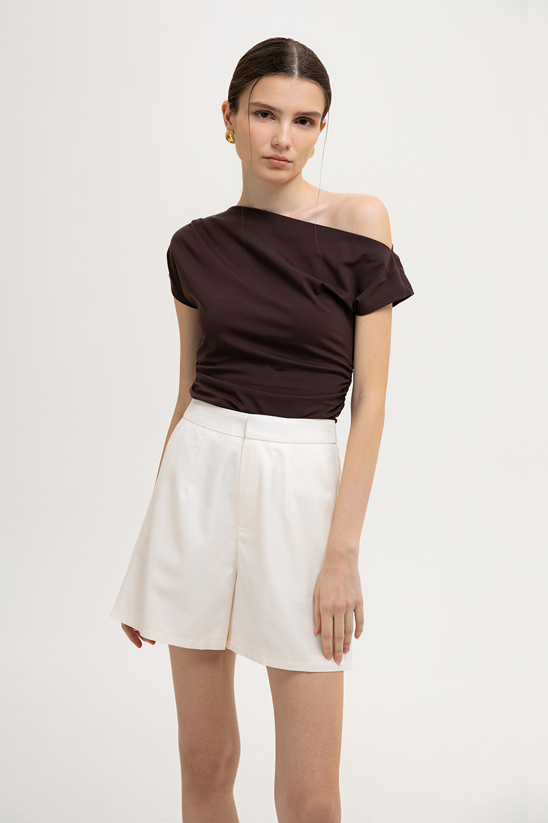 MARNIE HIGH WAISTED TAILORED SHORTS