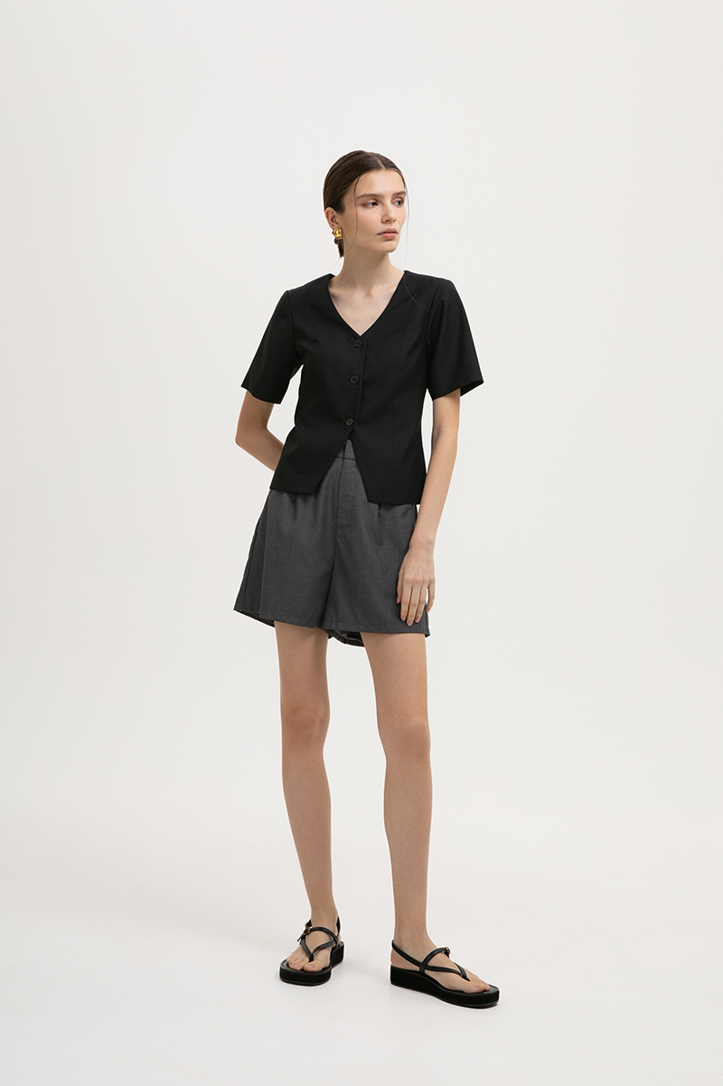 MARNIE HIGH WAISTED TAILORED SHORTS
