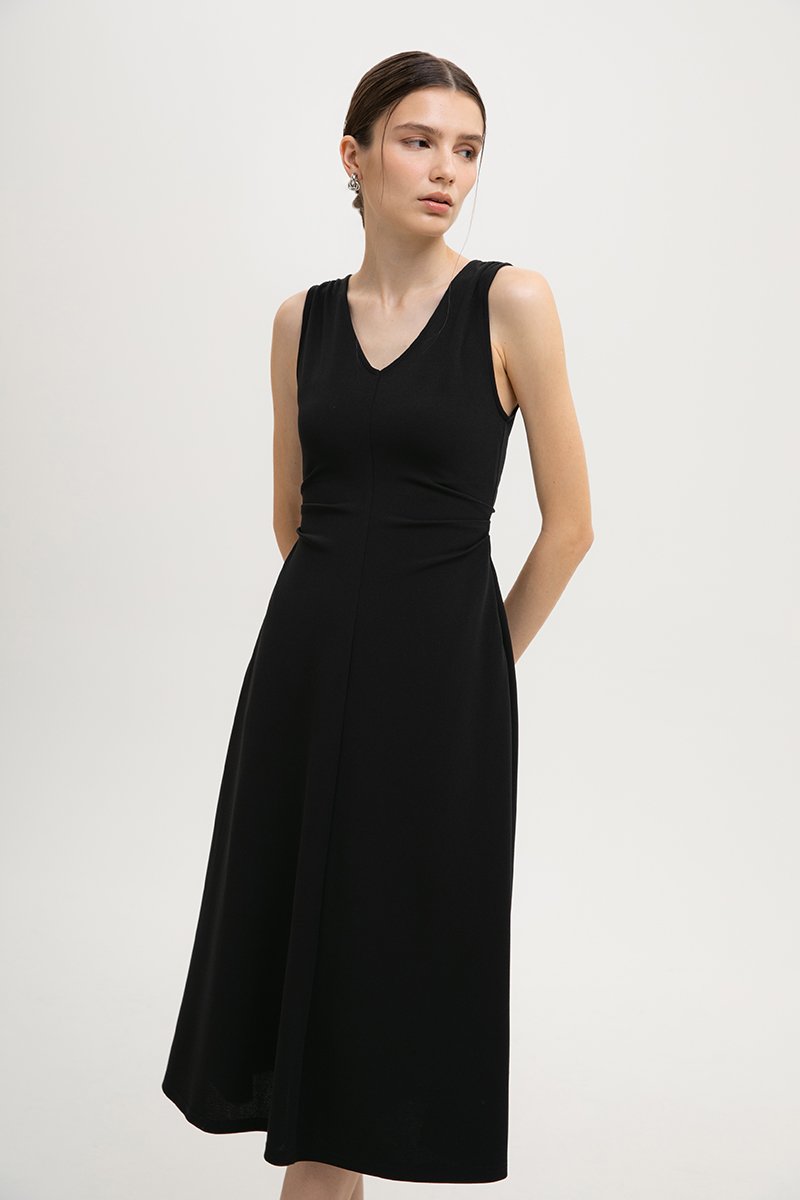 SELENA RUCHED DRESS