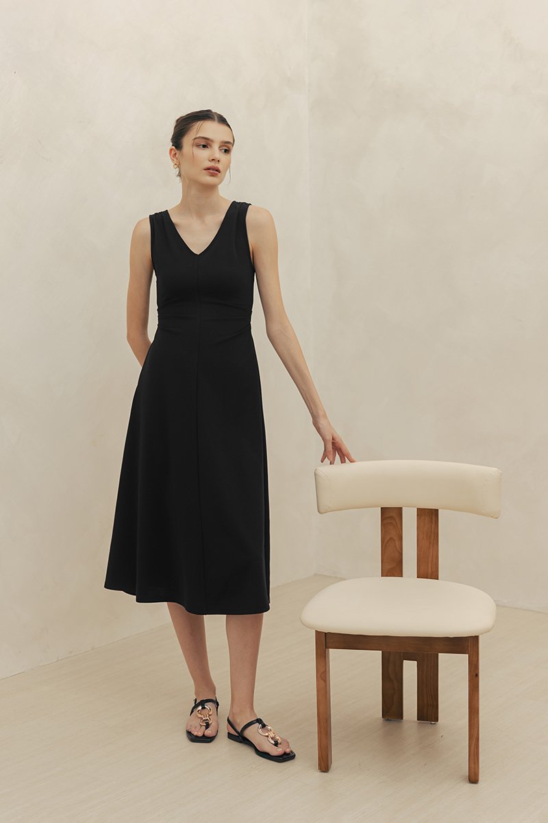 SELENA RUCHED DRESS