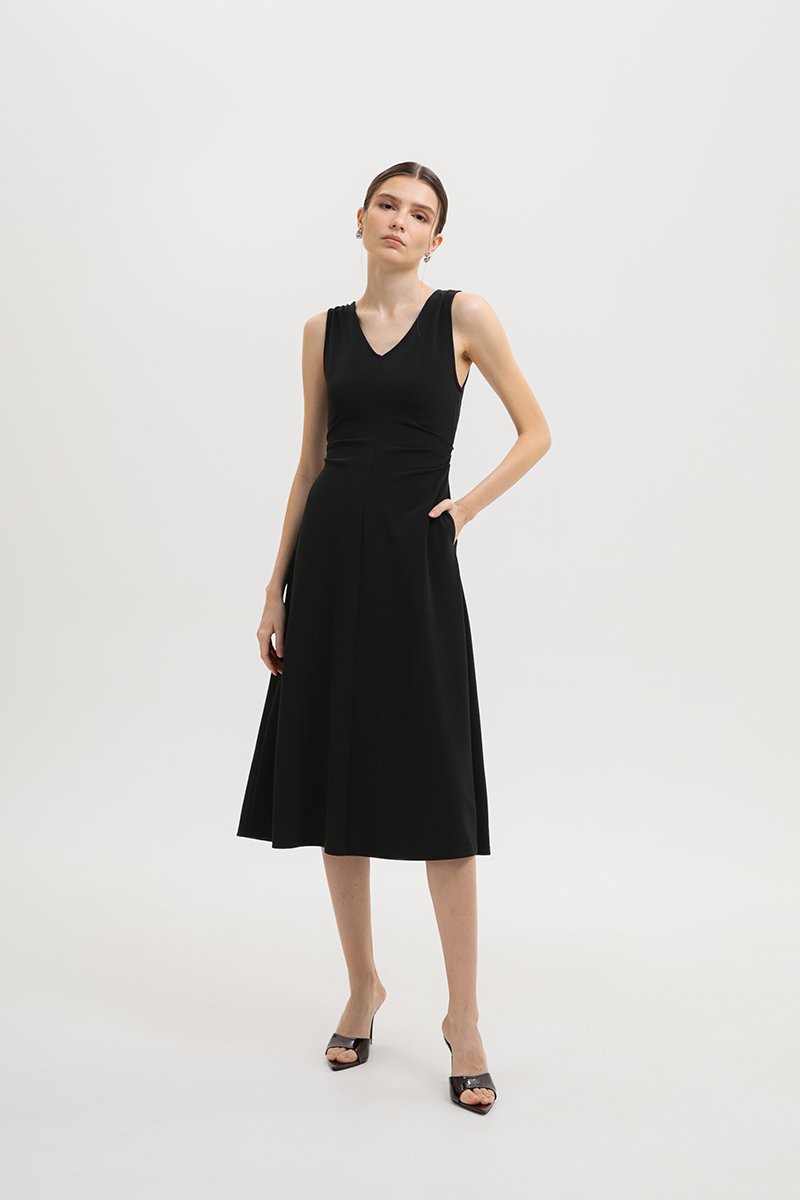SELENA RUCHED DRESS