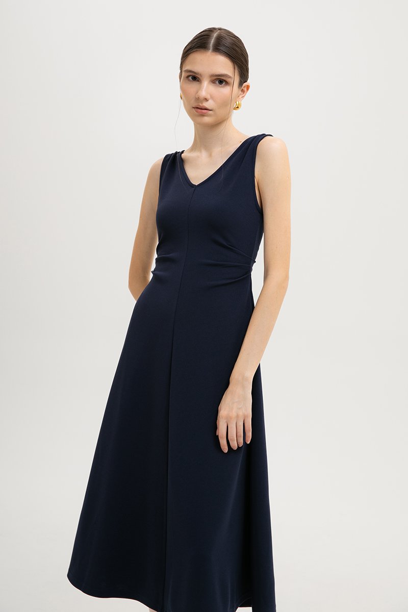 SELENA RUCHED DRESS