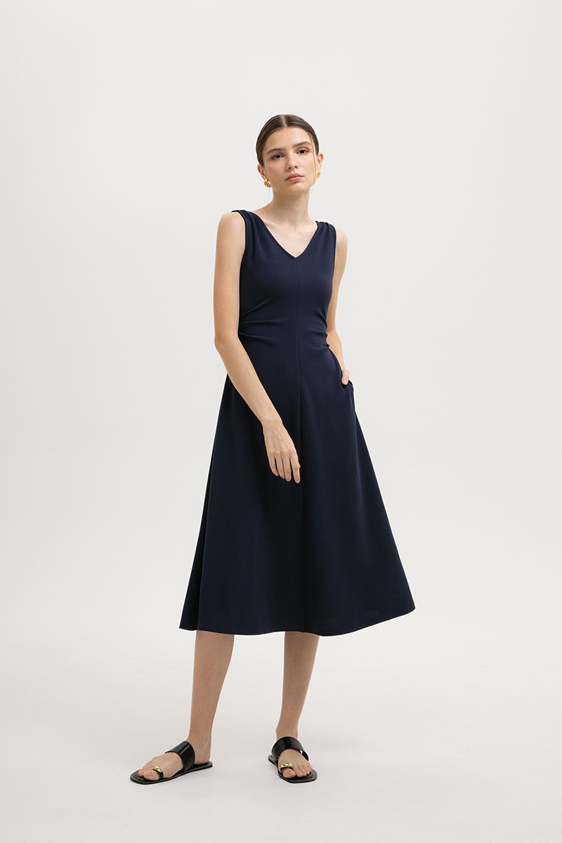 SELENA RUCHED DRESS