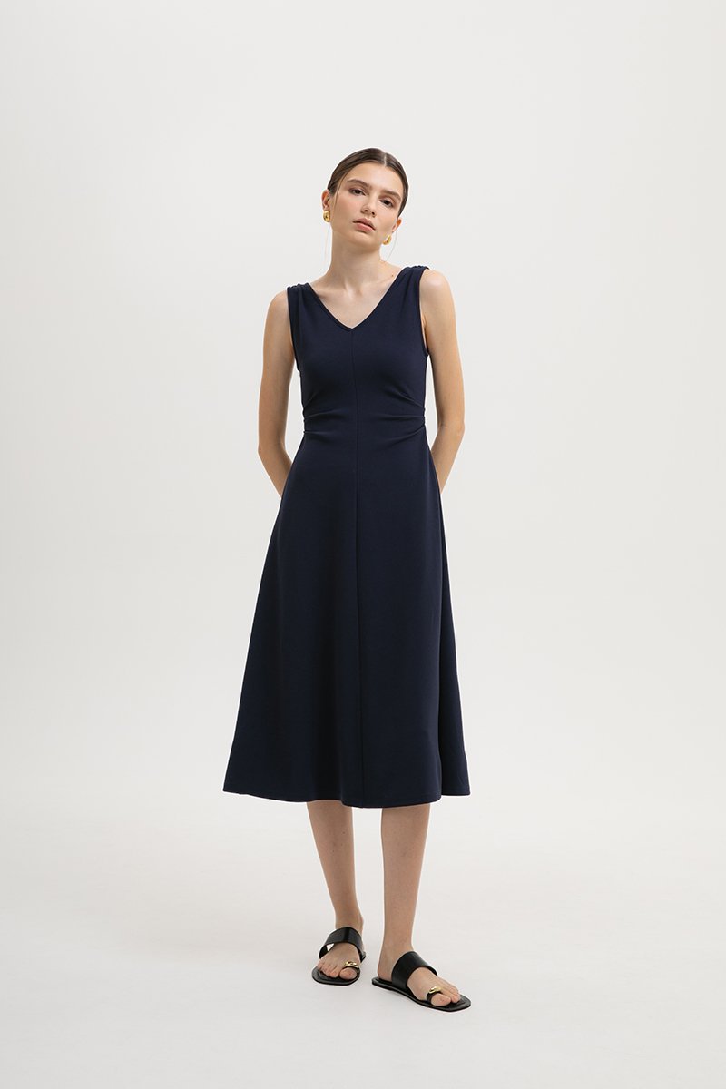 SELENA RUCHED DRESS