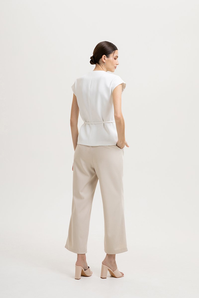 *BACKORDER* VANYA WRAP TOP W/ SASH