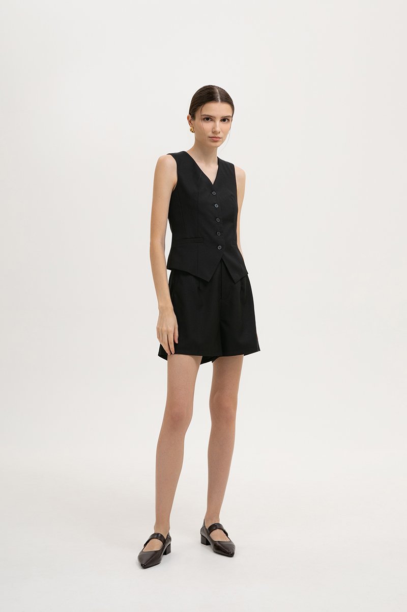 MARNIE HIGH WAISTED TAILORED SHORTS