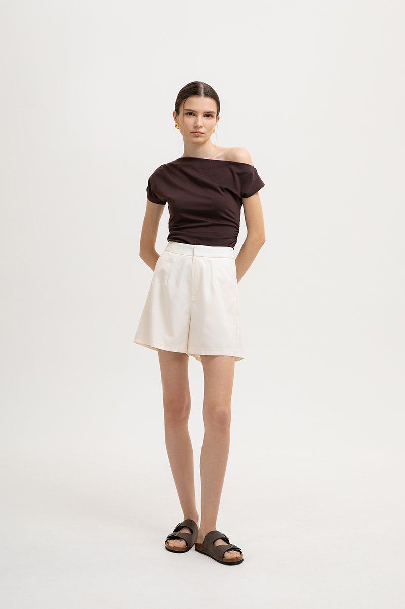 MARNIE HIGH WAISTED TAILORED SHORTS