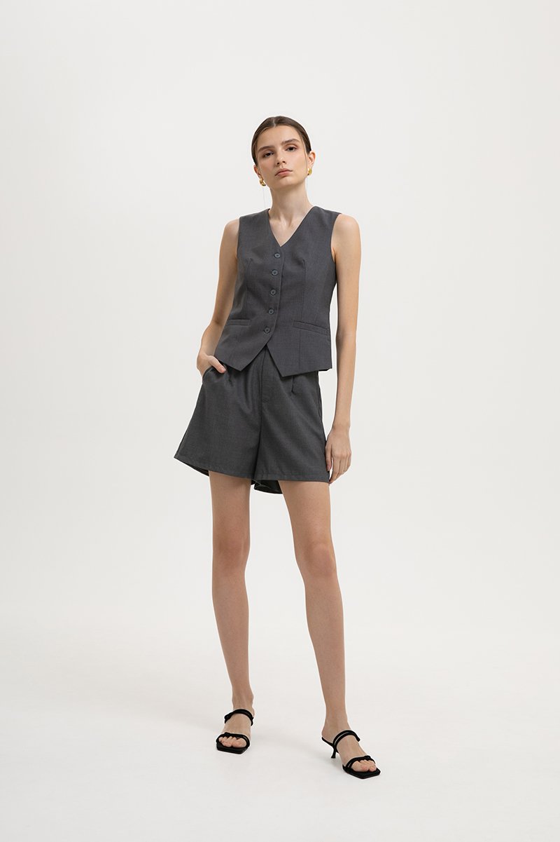 MARNIE HIGH WAISTED TAILORED SHORTS