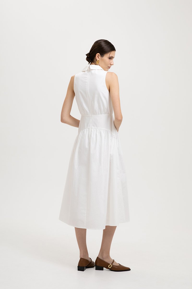 JOCELYN DROP WAIST SHIRT MIDI DRESS