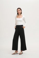 MIRABELLE SQUARE NECK LONG SLEEVE TOP MIRABELLE SQUARE NECK LONG SLEEVE TOP