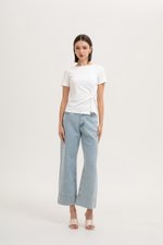 *BACKORDER* KATHLYN ASYMMETRIC KNOT TOP