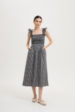 *BACKORDER* DESIREE SMOCKED FLUTTER SLEEVE GINGHAM DRESS *BACKORDER* DESIREE SMOCKED FLUTTER SLEEVE GINGHAM DRESS