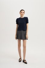 ELISABETTA COTTON PUFF SLEEVE TOP