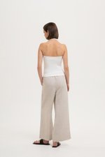 MARTA HALTER RIBBED KNIT TOP MARTA HALTER RIBBED KNIT TOP