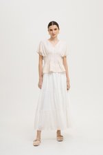 *BACKORDER 3* ANIKA PIN TUCK LINEN TOP *BACKORDER 3* ANIKA PIN TUCK LINEN TOP