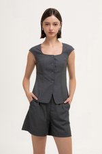 SASHA CAP SLEEVE VEST TOP