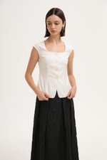 SASHA CAP SLEEVE VEST TOP