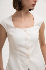 SASHA CAP SLEEVE VEST TOP