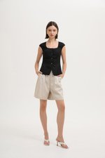 SASHA CAP SLEEVE VEST TOP