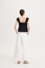 LUCIE RUCHED BABY DOLL TOP LUCIE RUCHED BABY DOLL TOP