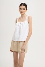 FRESCA CROCHET STRAP TOP FRESCA CROCHET STRAP TOP